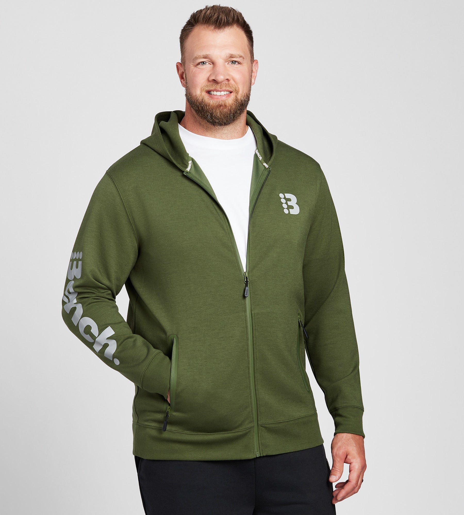 Soft-Tech Full-Zip Hoodie – George Richards Big & Tall