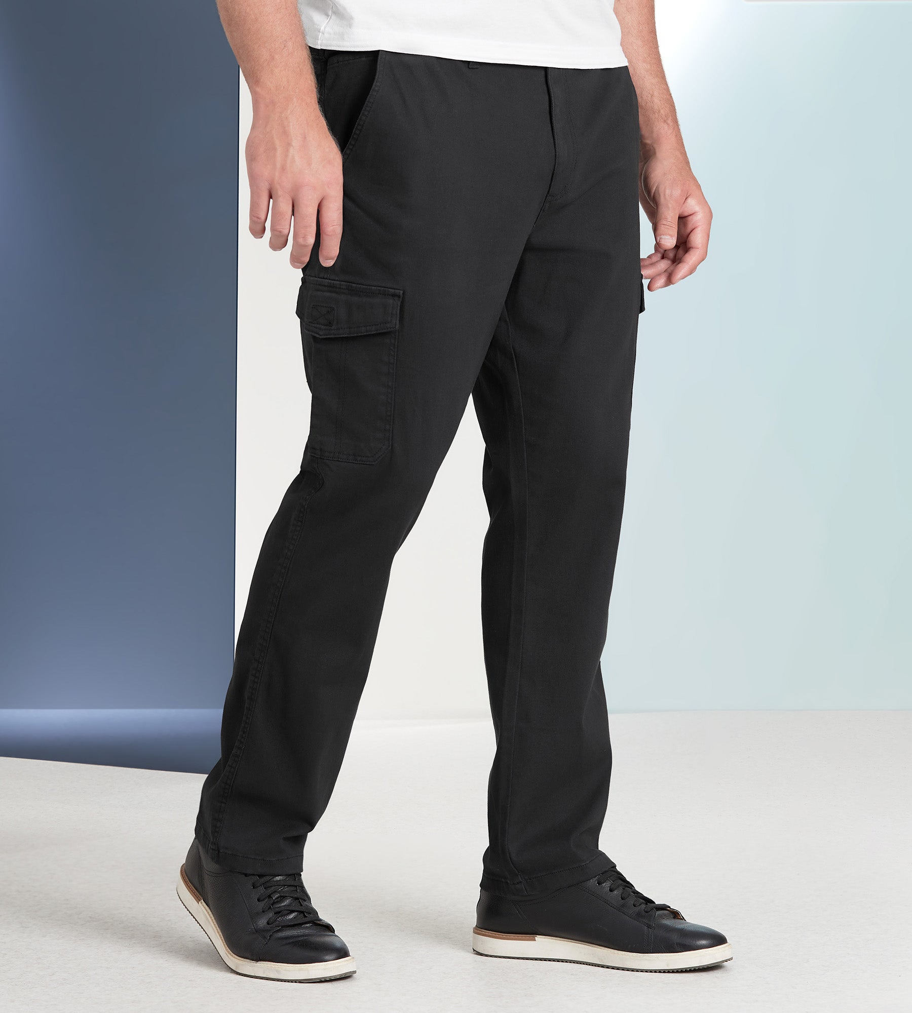 amnjx ・cargo pants・black・L size Ultimate Cargo Pants | Britches | George Richards Big & Tall Men's