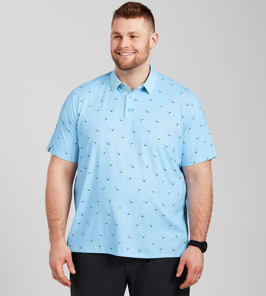 All Over Birdie Polo – George Richards Big & Tall