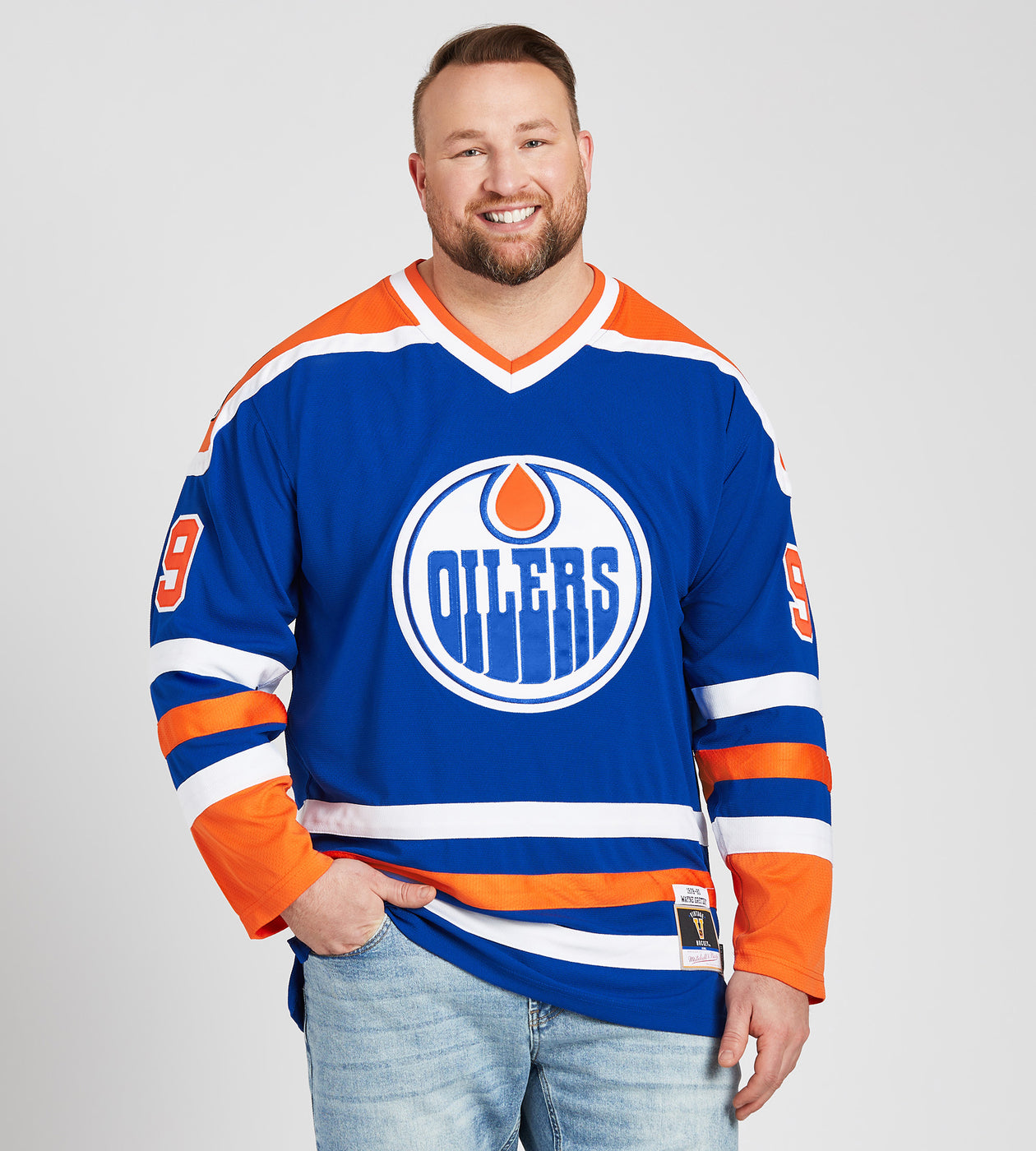 Edmonton Oilers Gretzky NHL Jersey George Richards Big & Tall Edmonton Oilers Gretzky NHL Jersey George Richards Big & Tall