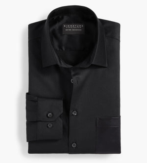 Classic Fit Non-Iron Sateen Dress Shirt | Signature Carrington | George Richards Big & Tall Men's Clothing | Shop online for Solid Dress Shirts made for plus-size men, shipping available across Classic Fit Non-Iron Sateen Dress Shirt | Signature Carrington | George Richards Big & Tall Men's Clothing | Shop online for Solid Dress Shirts made for plus-size men, shipping available across