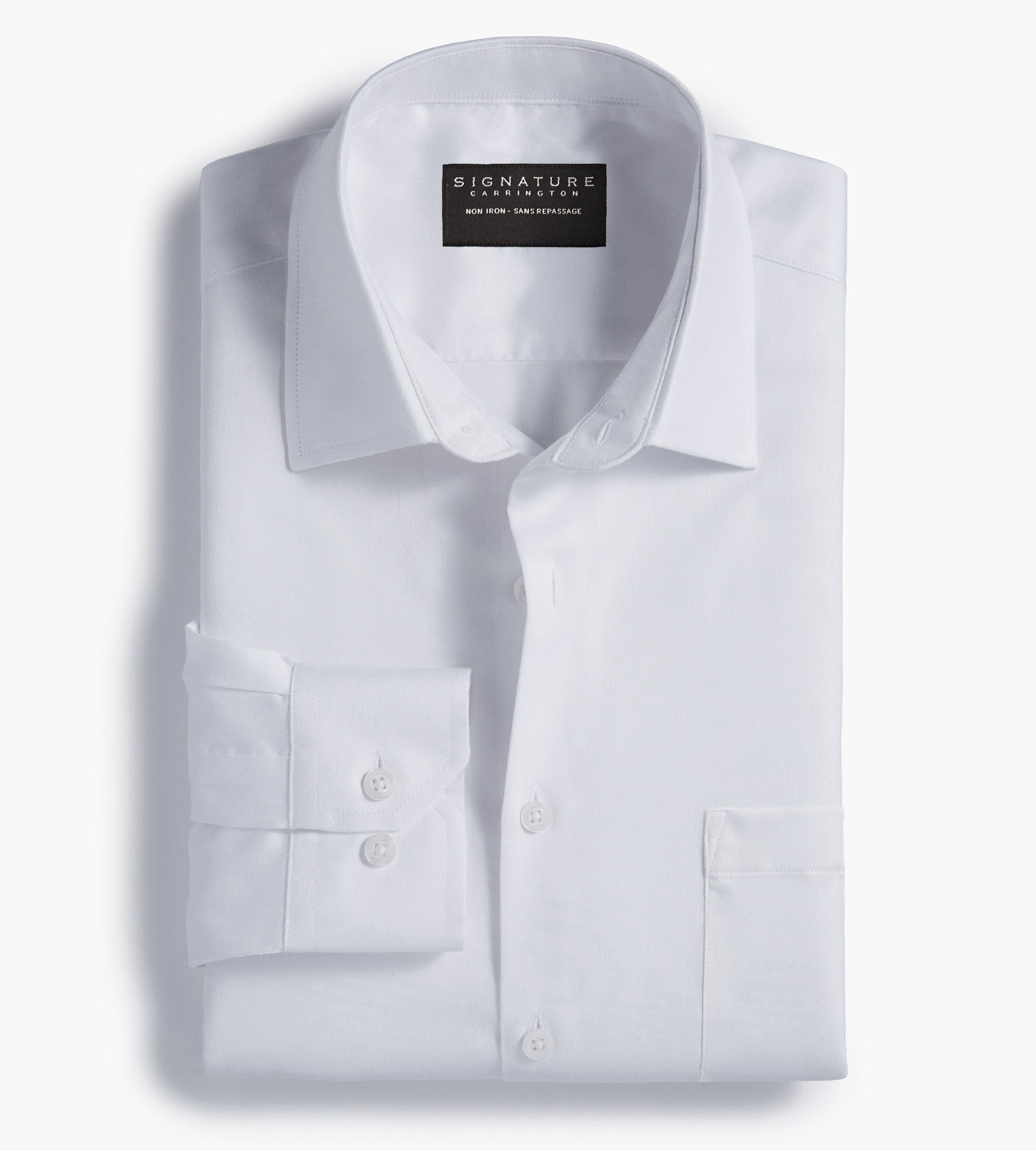 Classic Fit Non-Iron Sateen Dress Shirt | Signature Carrington | George Richards Big & Tall Men's Clothing | Shop online for Solid Dress Shirts made for plus-size men, shipping available across Classic Fit Non-Iron Sateen Dress Shirt | Signature Carrington | George Richards Big & Tall Men's Clothing | Shop online for Solid Dress Shirts made for plus-size men, shipping available across